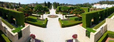 Bahai gardens Acre clipart