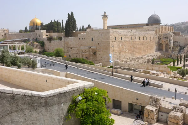 Weergave van de Tempelberg, Jeruzalem — Stockfoto