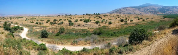 Панорама северной границы Израиля — стоковое фото
