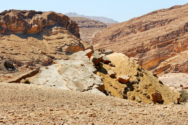 Pedras de Makhtesh Ramon — Fotografia de Stock