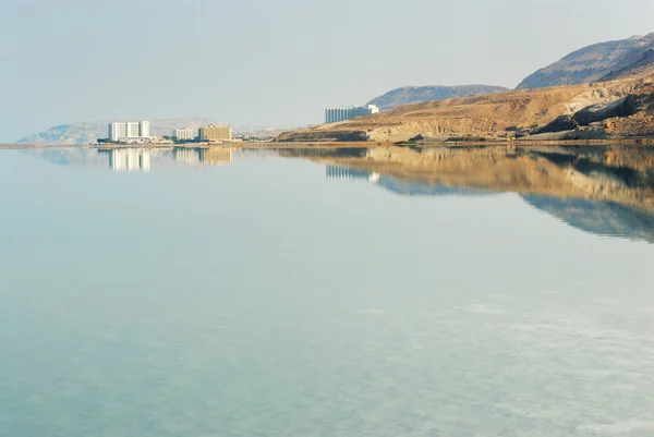 Ochtendgloren op de dode zee — Stockfoto