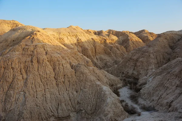 Desierto de Arava en los primeros rayos del sol —  Fotos de Stock
