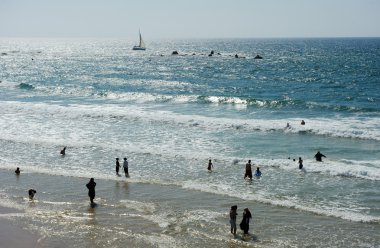 Gün batımında deniz