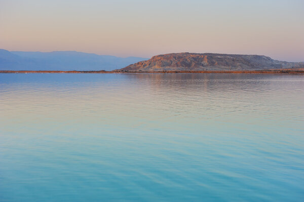 The Dead Sea before dawn