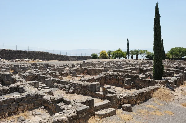 Excavaciones de la antigua ciudad de Cafarnaúm —  Fotos de Stock