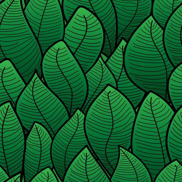 Abstract background of green leaf — Stock Vector
