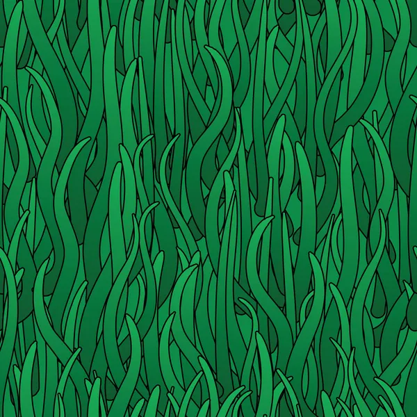 Abstract background of green grass — Stock Vector