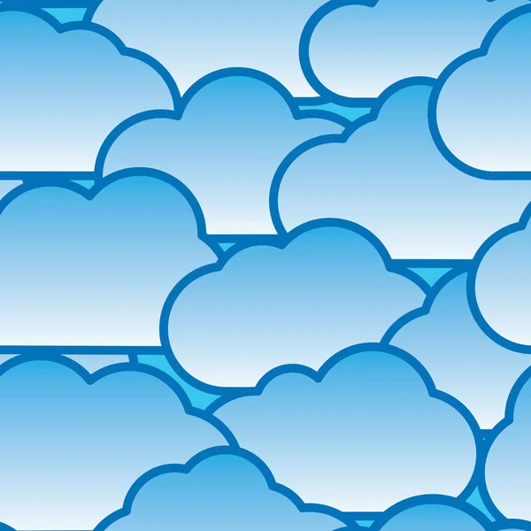 Abstract day clouds background — Stock Vector