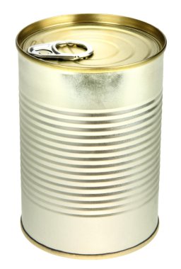 Single metal can clipart