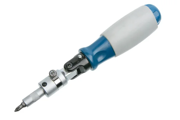 Gray-blue single screwdriver — Stock Photo, Image