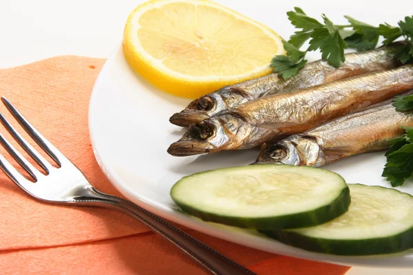 stock image Smoked fishes