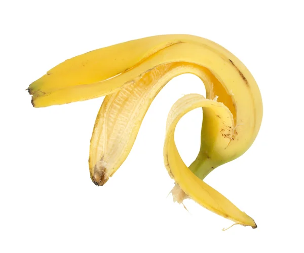 Single banana peel — Stock Photo, Image
