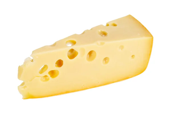 Секторна частина жовтого сиру — стокове фото