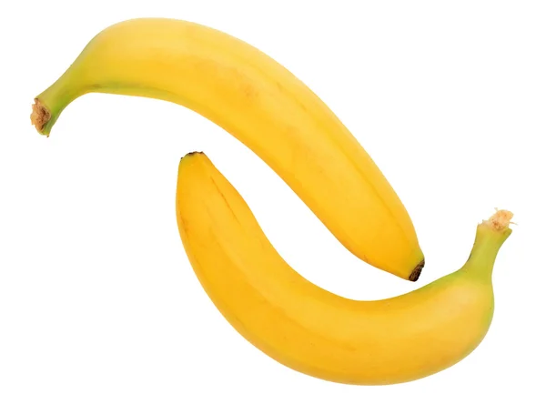 Twee gele bananen — Stockfoto