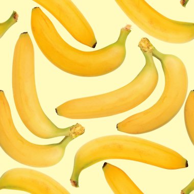 Background of yellow bananas clipart