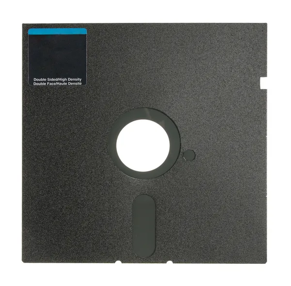 Één 5,25-inch diskette — Stockfoto