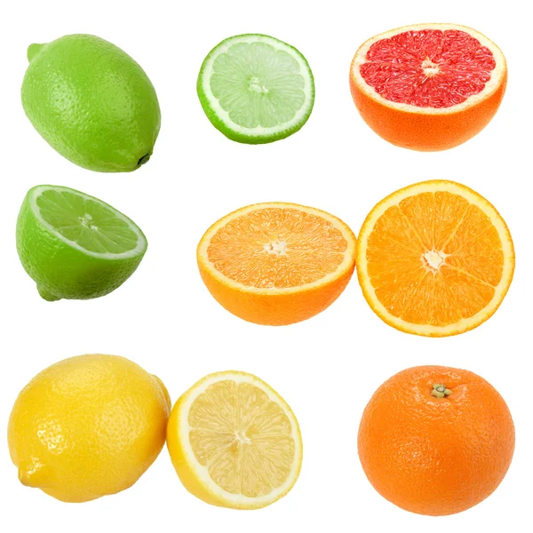 Conjunto de citrinos — Fotografia de Stock