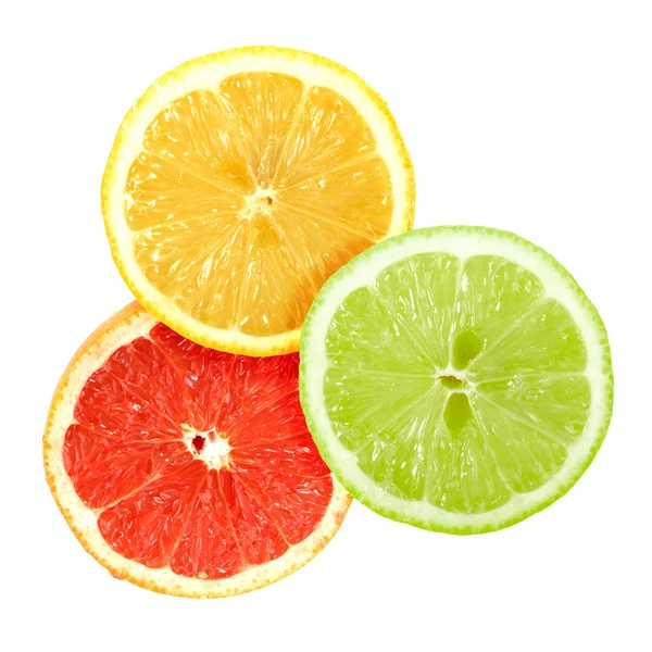 Zestaw owoców cytrusowych — Zdjęcie stockowe