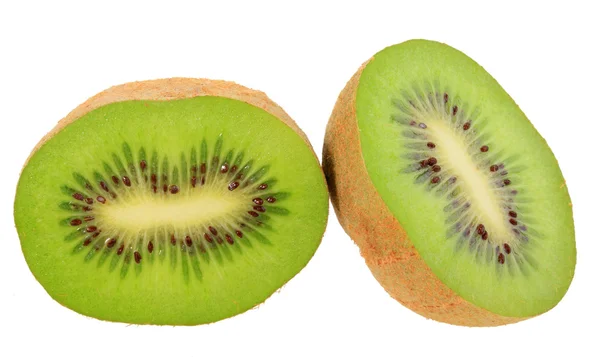 Twee cross sectie voor kiwi — Stockfoto