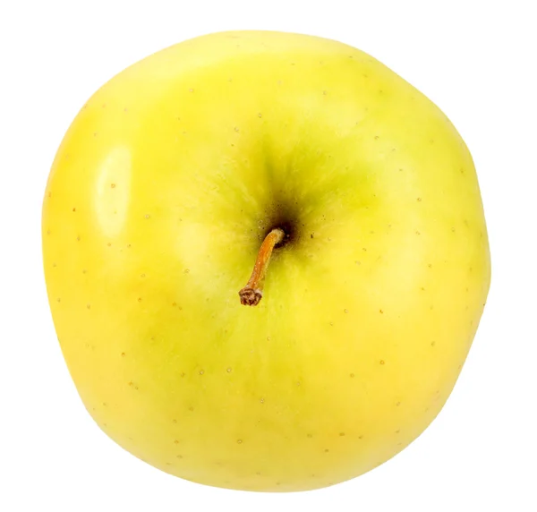 Único uma maçã amarela — Fotografia de Stock