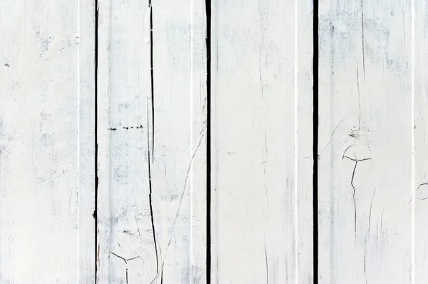 Verwitterte weiße Holzplanke — Stockfoto