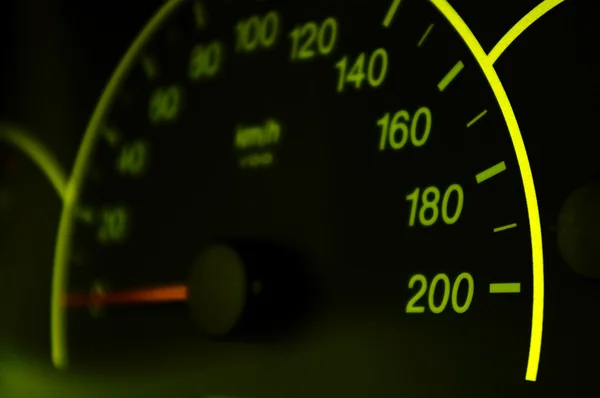 Speedmeter van de auto — Stockfoto
