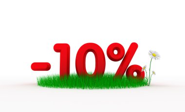 Ten percent off clipart