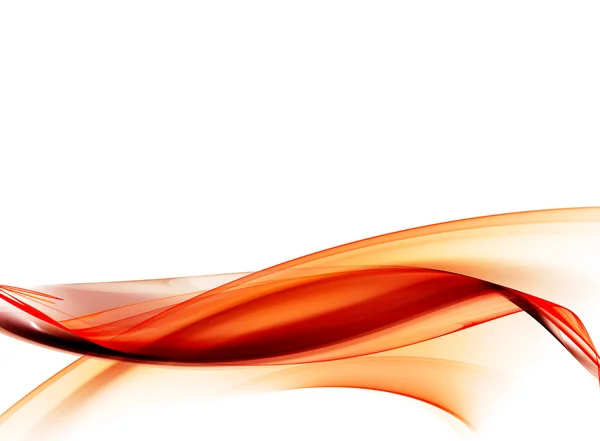 Glatte orange abstrakte Form — Stockfoto