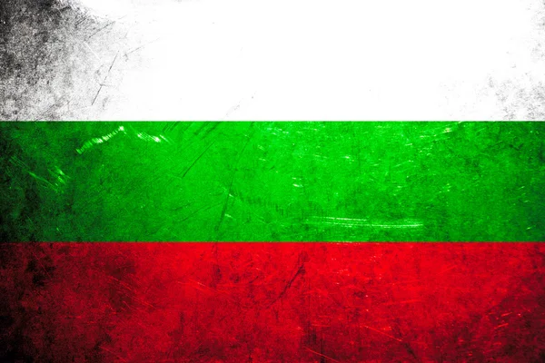 Bandeira Grunge Bulgária — Fotografia de Stock