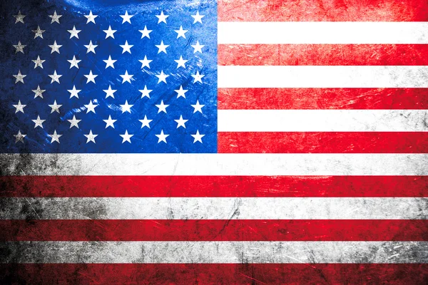 Bandera Grunge de USA — Foto de Stock