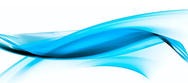 Блакитна хвиля абстрактна форма — стокове фото