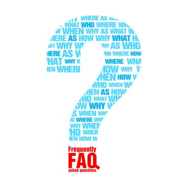 FAQ metaphor clipart