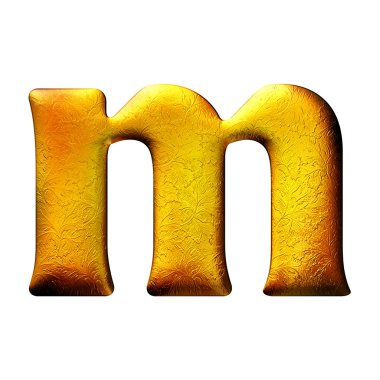 3D altın harf