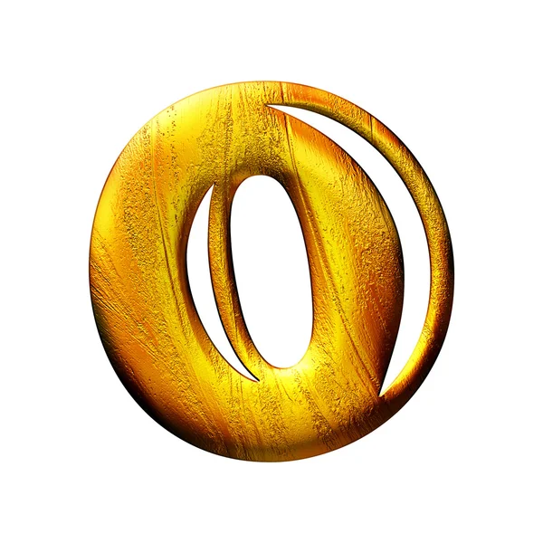 Dígitos dorados 3D —  Fotos de Stock