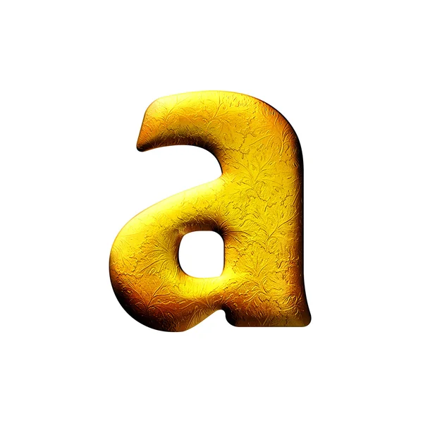 3D arany levél — Stock Fotó