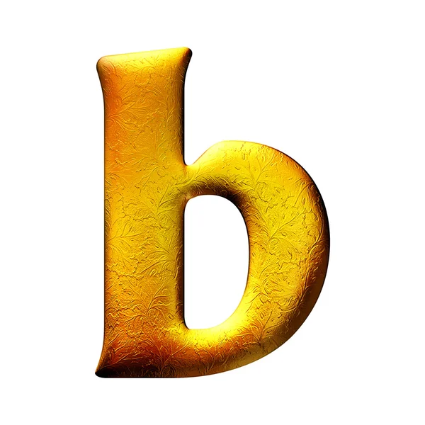 3D altın harf — Stok fotoğraf