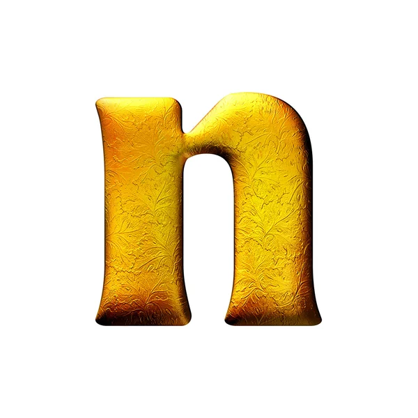 3D gyllene brev — Stockfoto