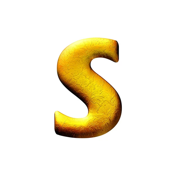 Carta de oro 3D —  Fotos de Stock