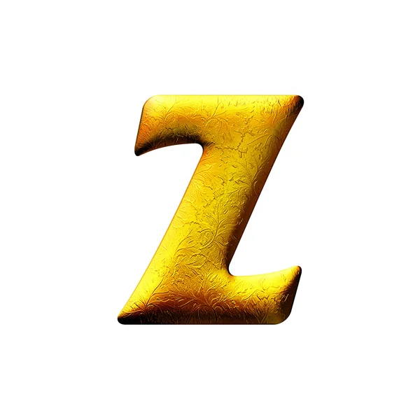 3D altın harf — Stok fotoğraf
