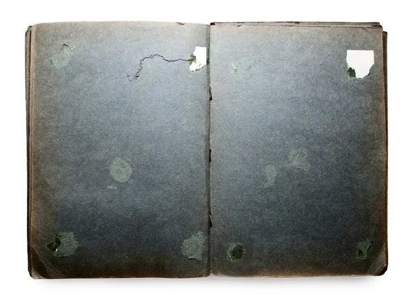 Empty old scrapbook — Stock Photo, Image