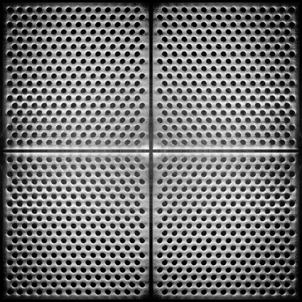 Steel dotted metal background — Stock Photo, Image
