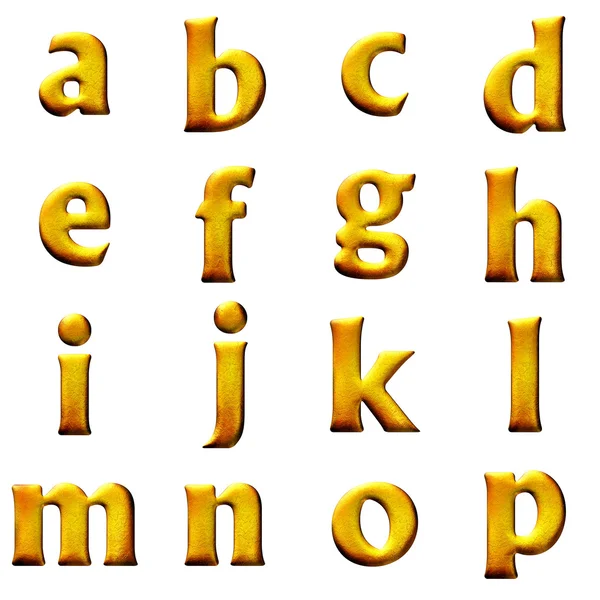 Establecer letras 3D —  Fotos de Stock