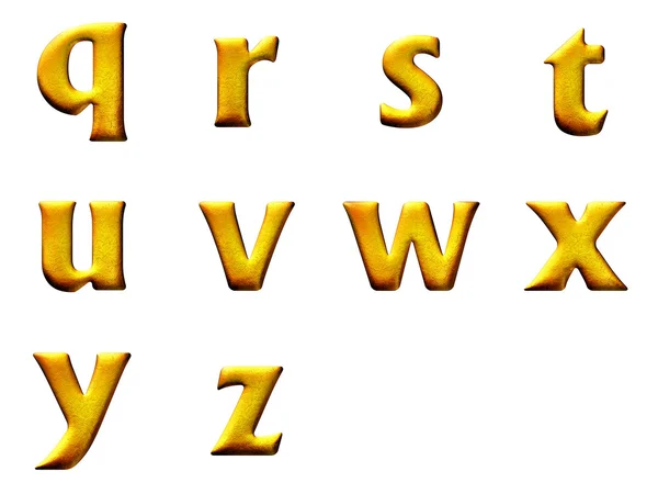 3D harfleri ayarla — Stok fotoğraf