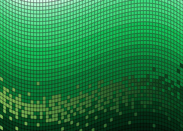 Mosaik grön bakgrund — Stock vektor