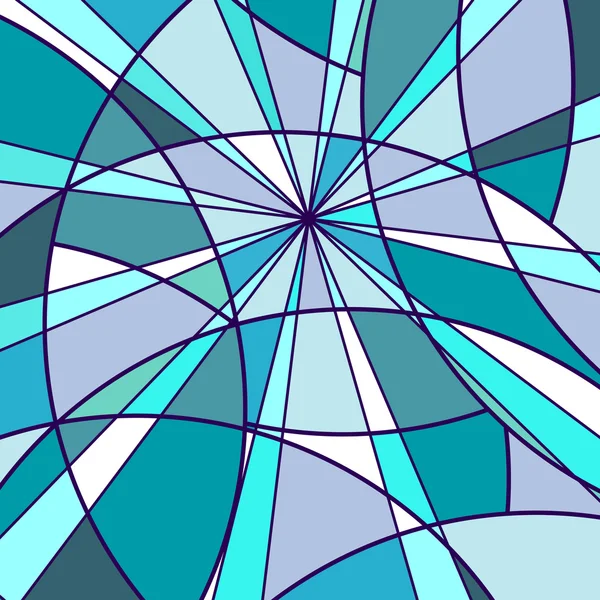 Mosaïque fond bleu — Image vectorielle