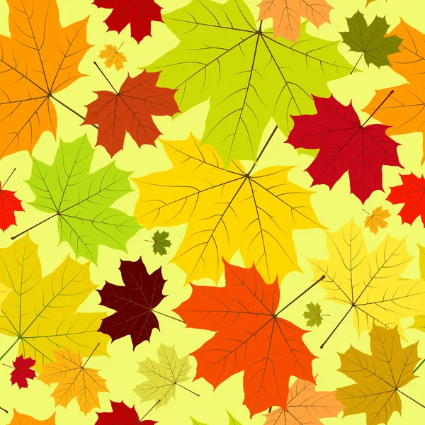 Květinový vzor bezešvé podzimní — Stockový vektor