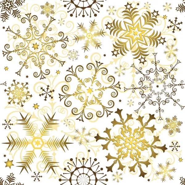 Patrón de Navidad blanco sin costuras — Archivo Imágenes Vectoriales