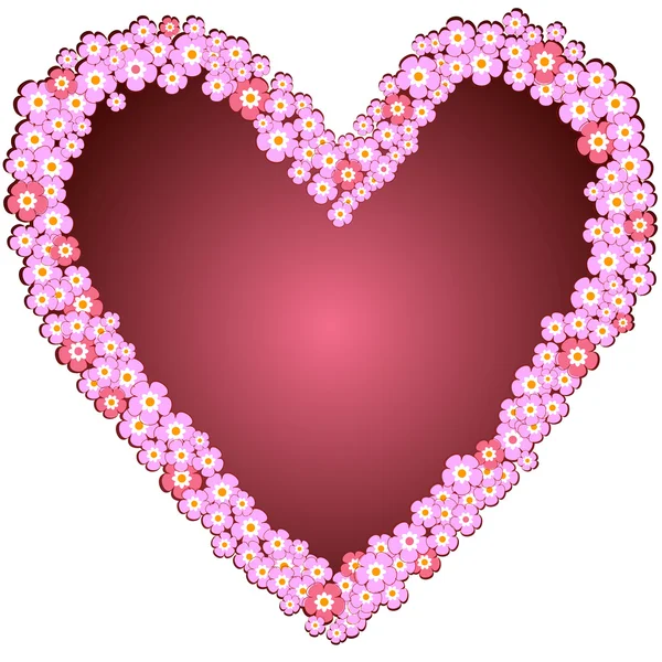 Rámeček dekorativní valentine — Stockový vektor
