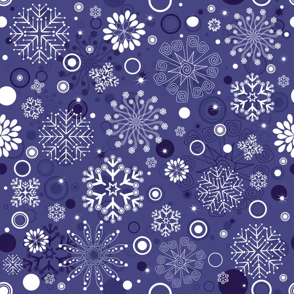 Opakující se fialový vánoční vzorek — Stockový vektor