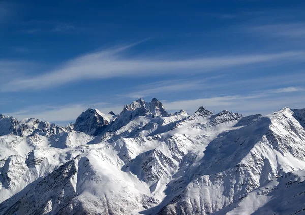 Panoramic view from Elbrus — Stock Photo, Image